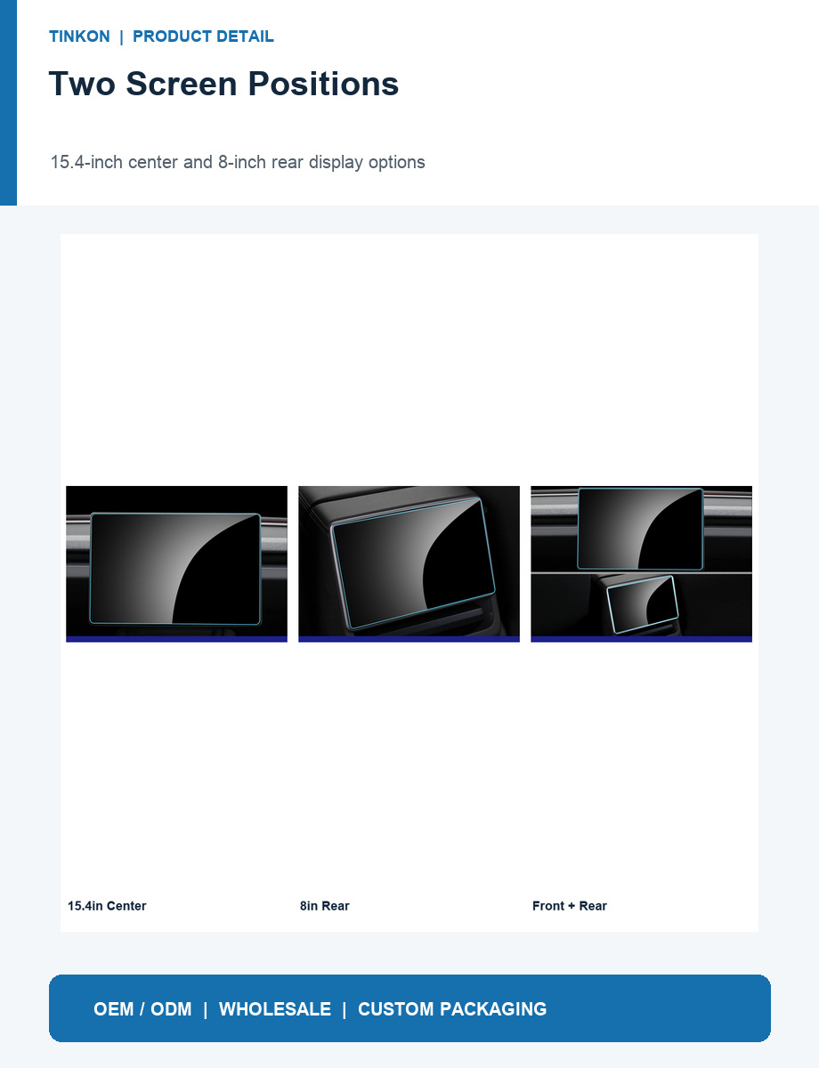 Tesla Model 3 Highland tempered glass — detail image 68