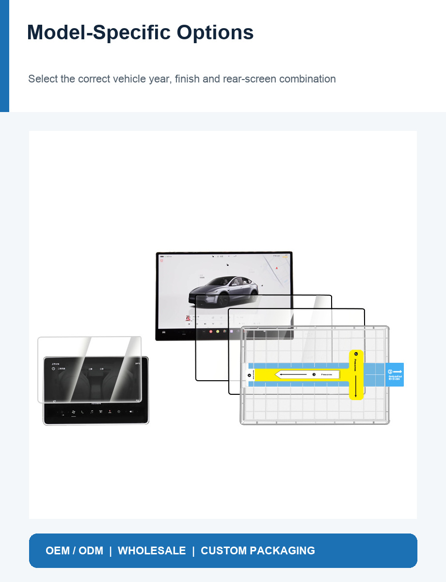 Tesla Model Y / YL · Installation Kit tempered glass — detail image 124