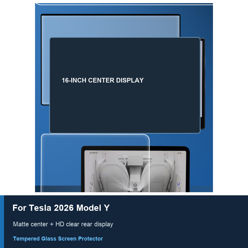 Tesla Model Y / YL · Installation Kit tempered glass — specification image 133