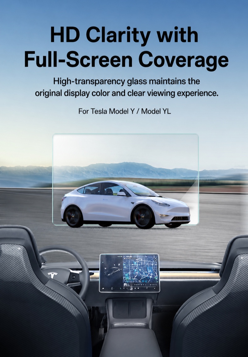 Tesla Model Y / YL · Product Range tempered glass — detail image 156