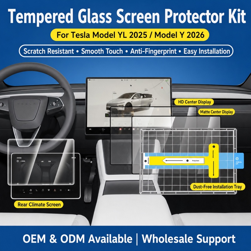 Tesla Model Y / YL · Product Range tempered glass — product image 172