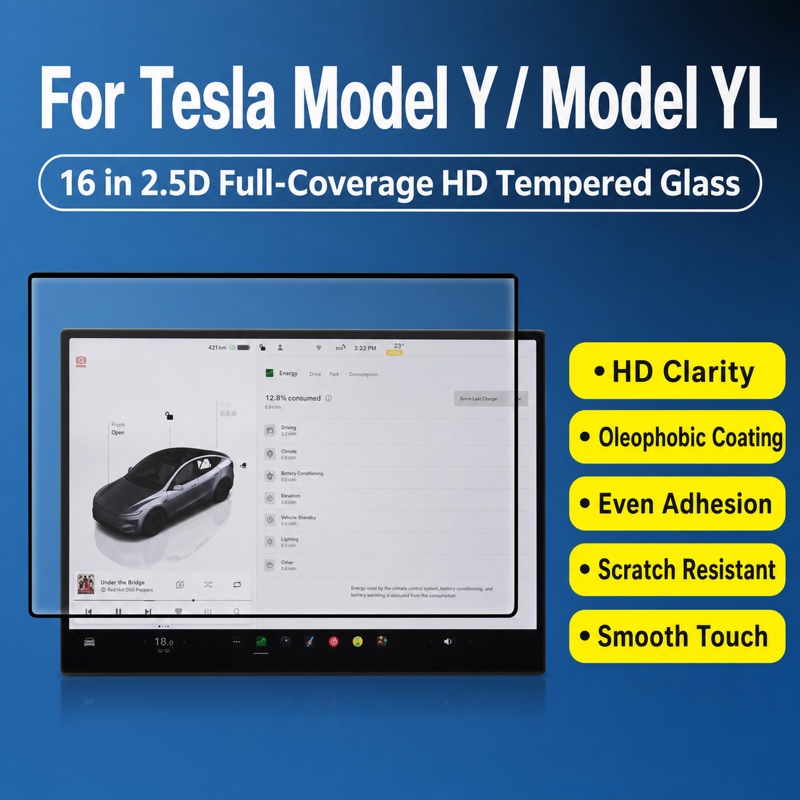 Tesla Model Y / YL · Product Range tempered glass — product image 177