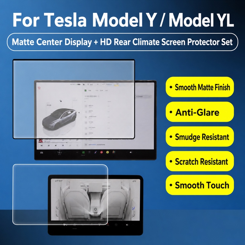 Tesla Model Y / YL · Product Range tempered glass — product image 180